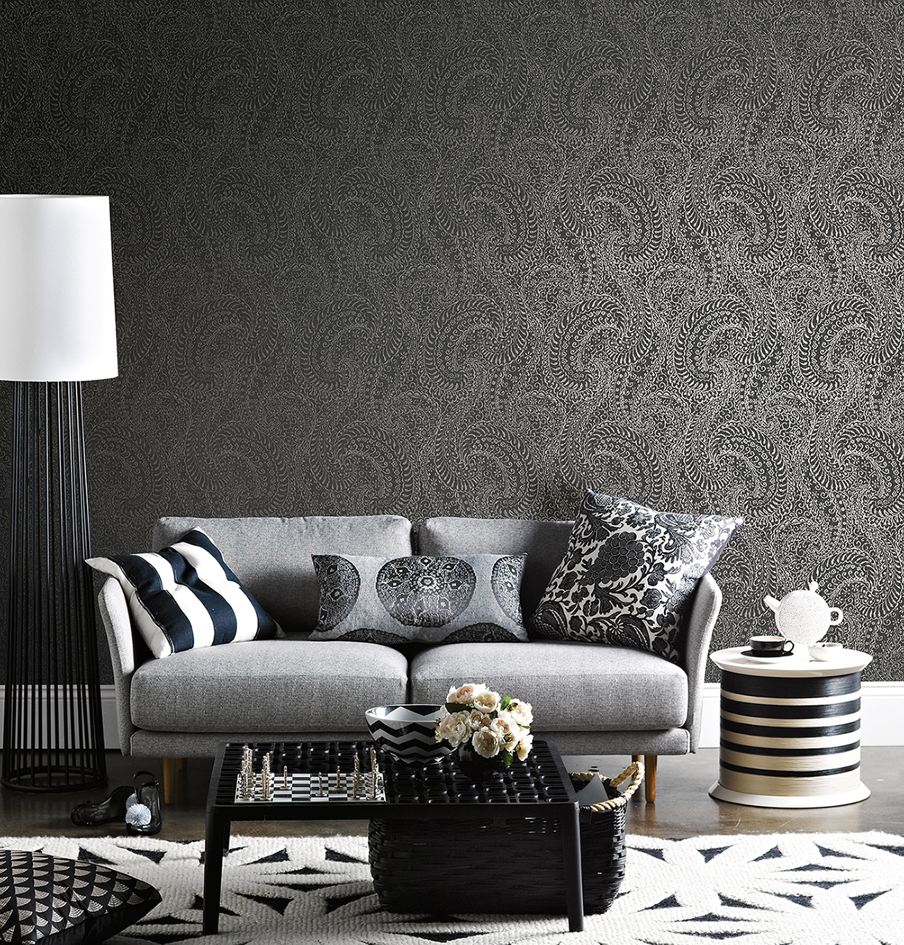 Make It Modern With Wallpaper Brewster Home