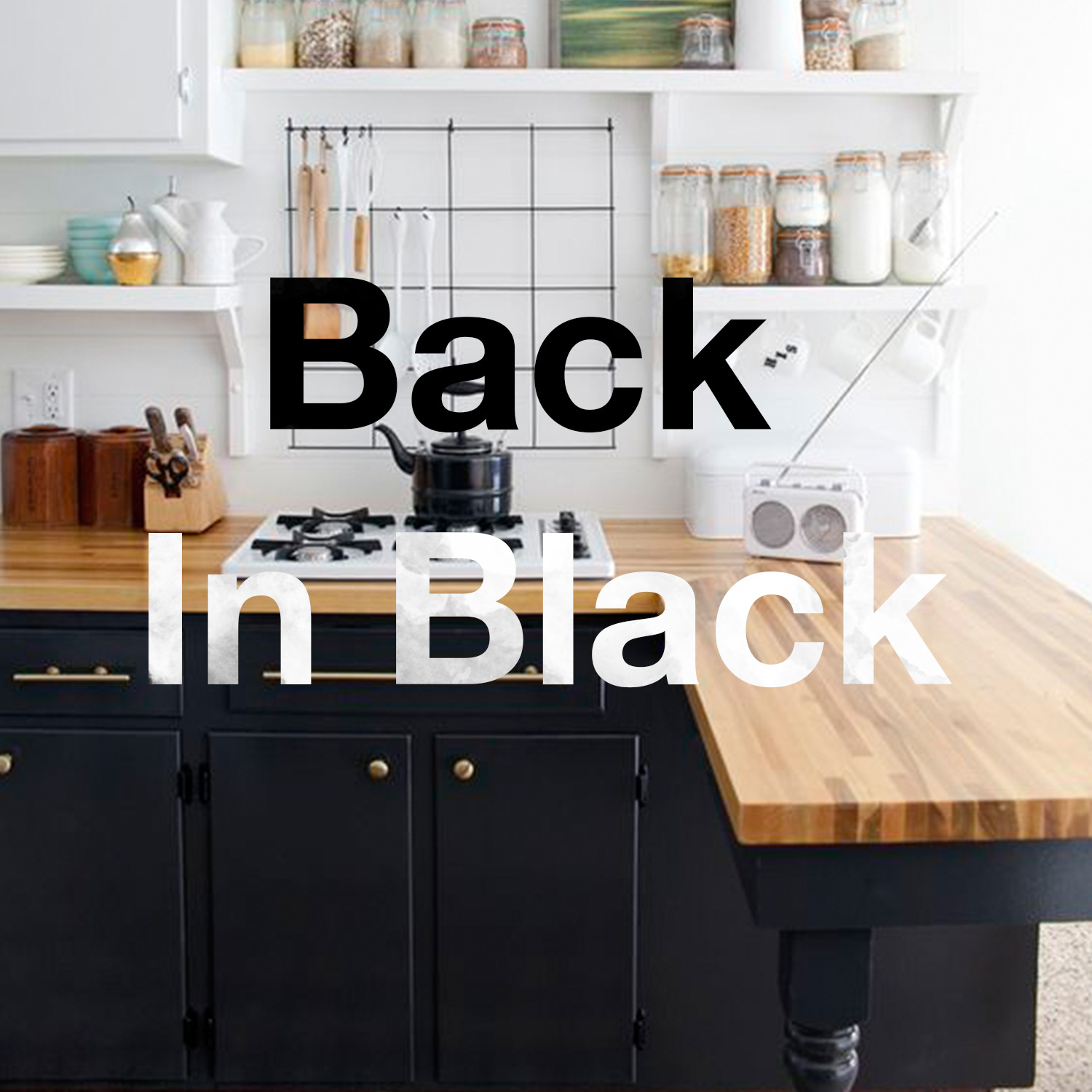 25 Black Kitchen Ideas