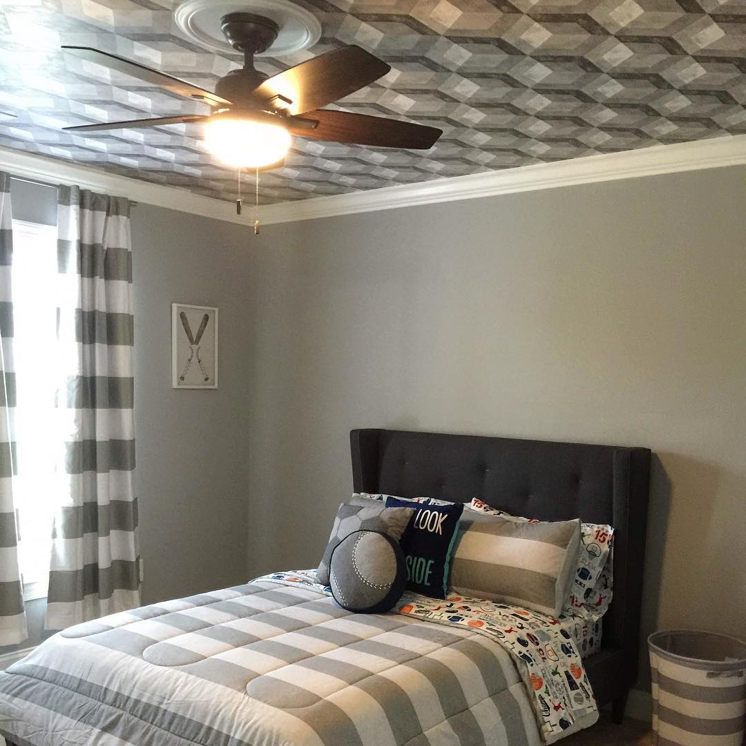 Wallpaper On Ceiling