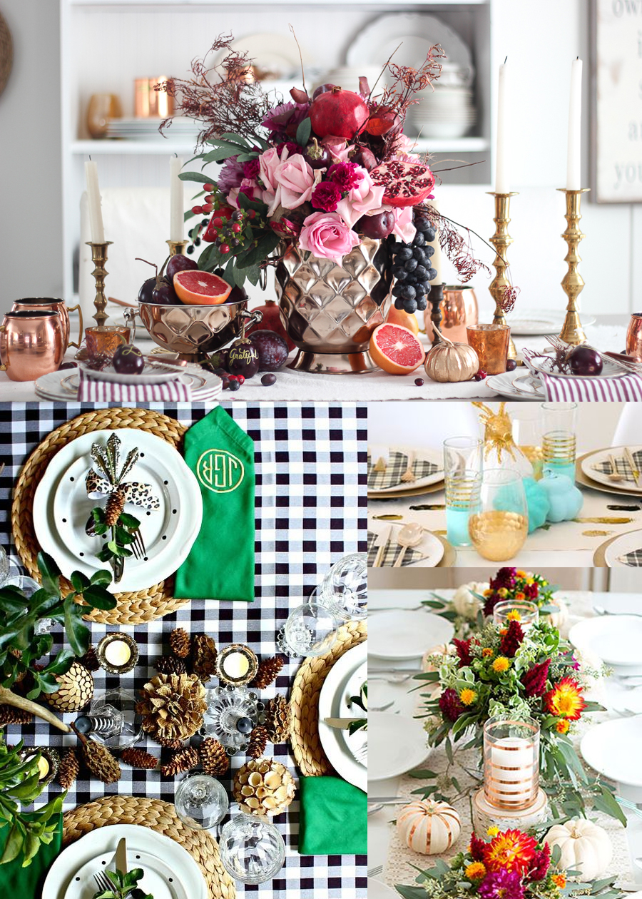 Unexpected pops of color for Thanksgiving to make your table setting a standout