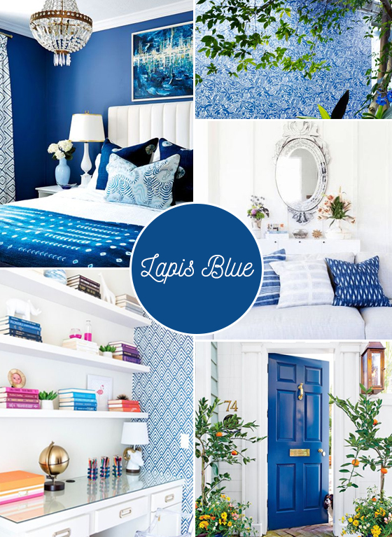 Pantone Lapis Blue Home Decor Inspiration