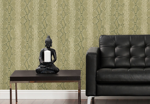 Python Olive Snakeskin wallpaper from the National Geographic collection