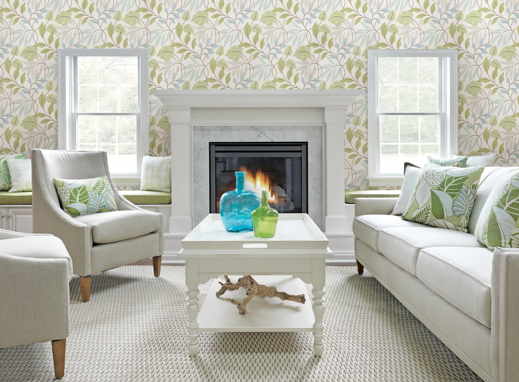 Make it Modern with Wallpaper - Brewster Home