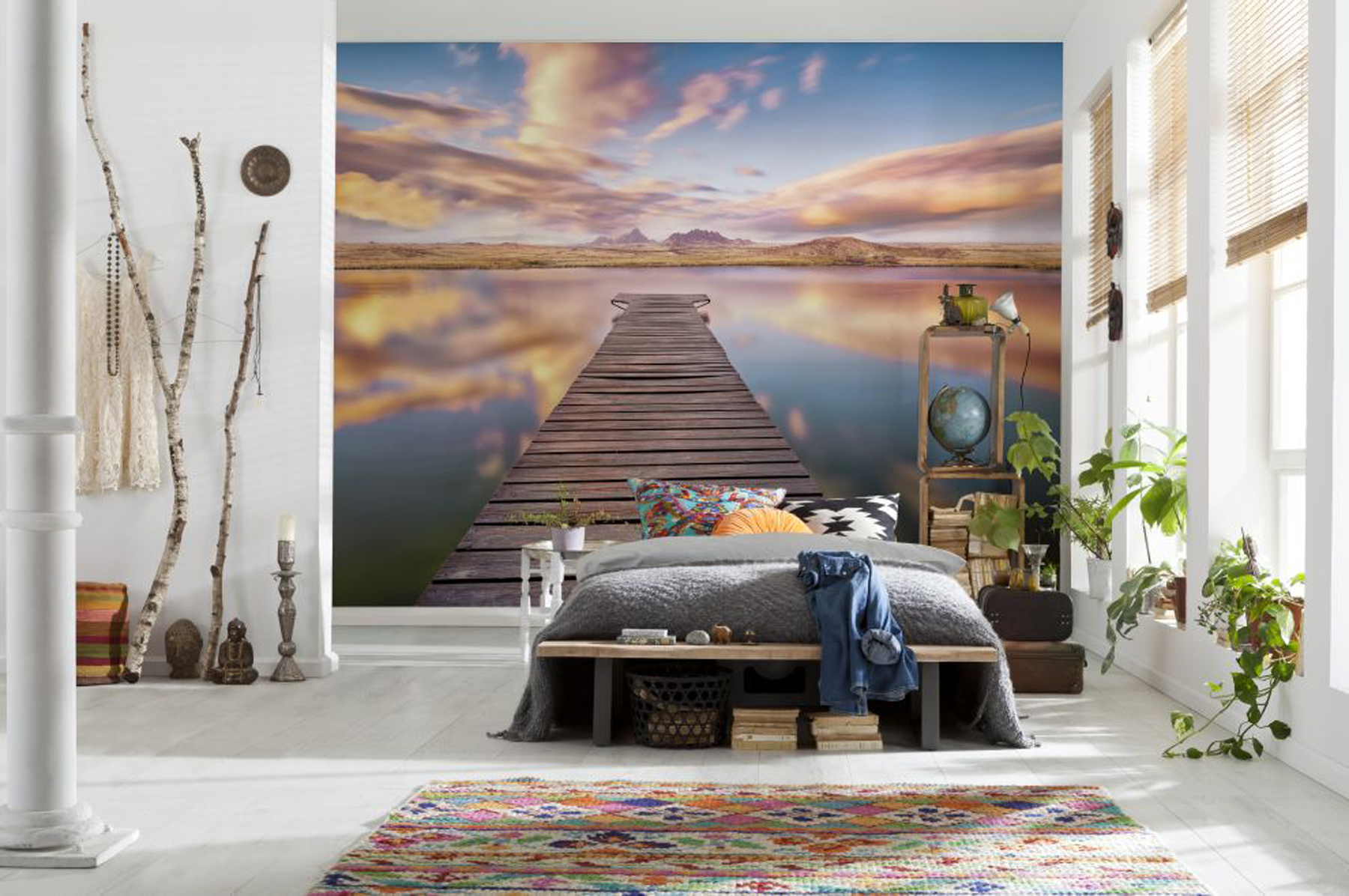 serenity wall mural