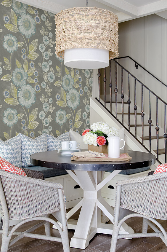 Catalina Watercolor Wallpaper - Brewster Home