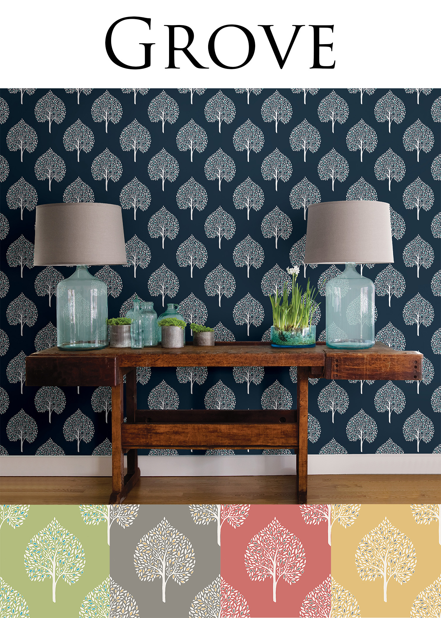 Mirabelle Wallpaper Collection - Brewster Home