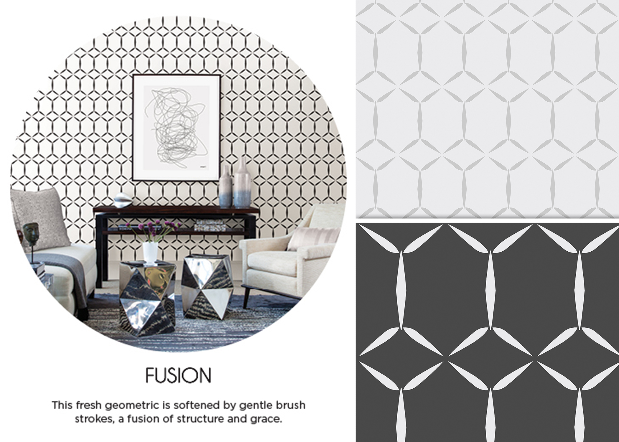 Fusion Geometric Wallpaper