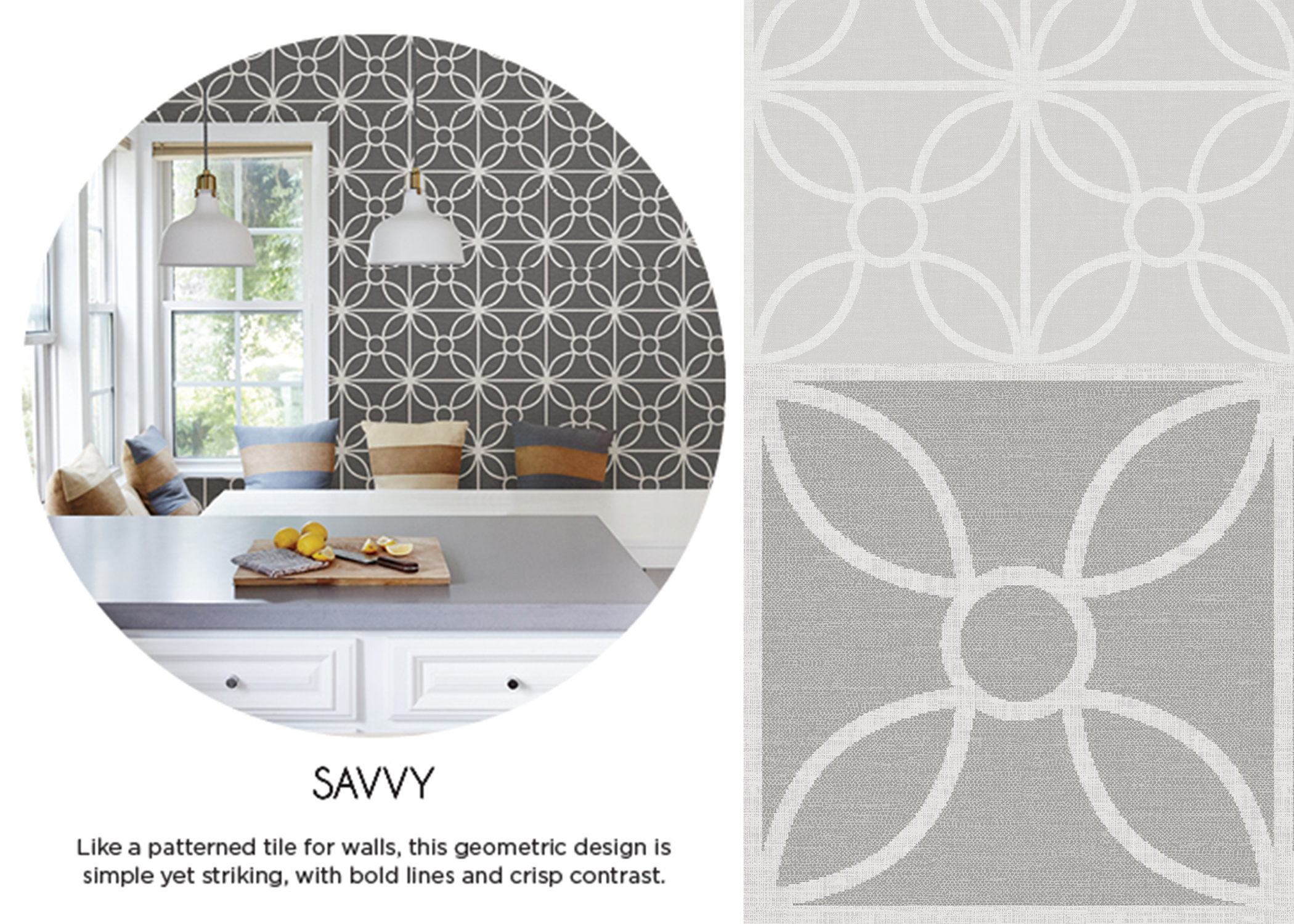 Savvy Wallpaper Pattern