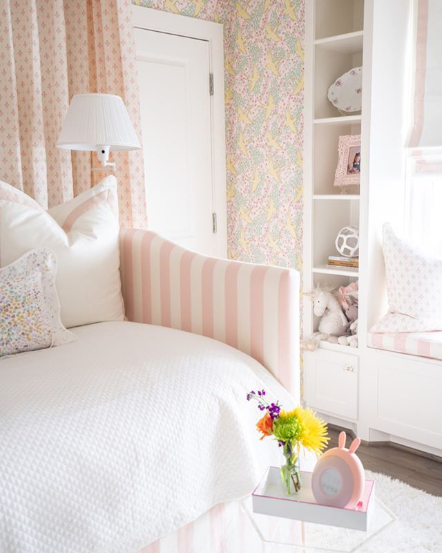 Bold design comes in all hues as Sara Johnson proves with this playful girls' room.